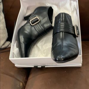 Nine West Side Zipper High Heal Boots